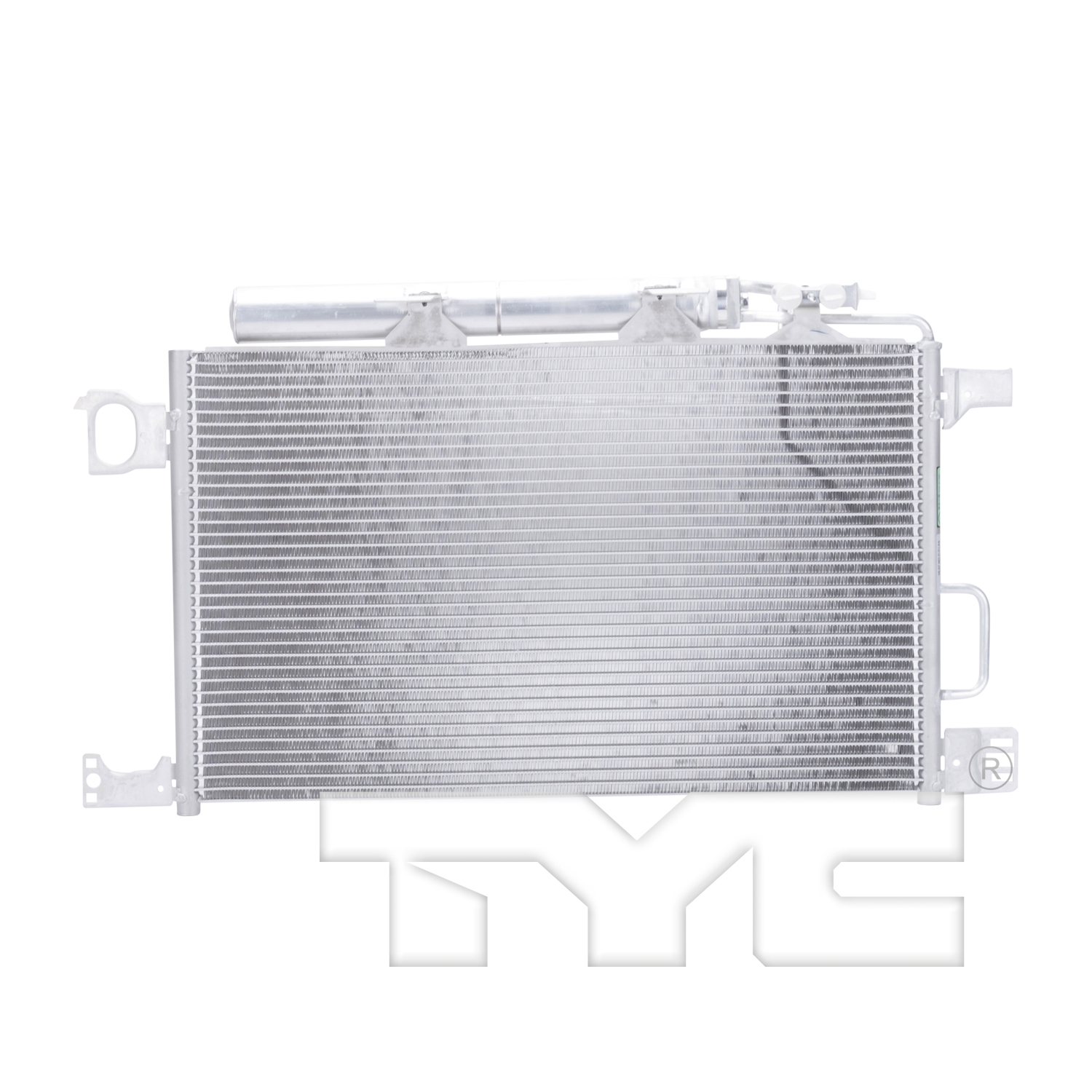 Air conditioning condenser new aftermarket replacement Mercedes-Benz C230 2006-2007