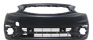 Front bumper cover new aftermarket replacement Mitsubishi Mirage 2017-2020