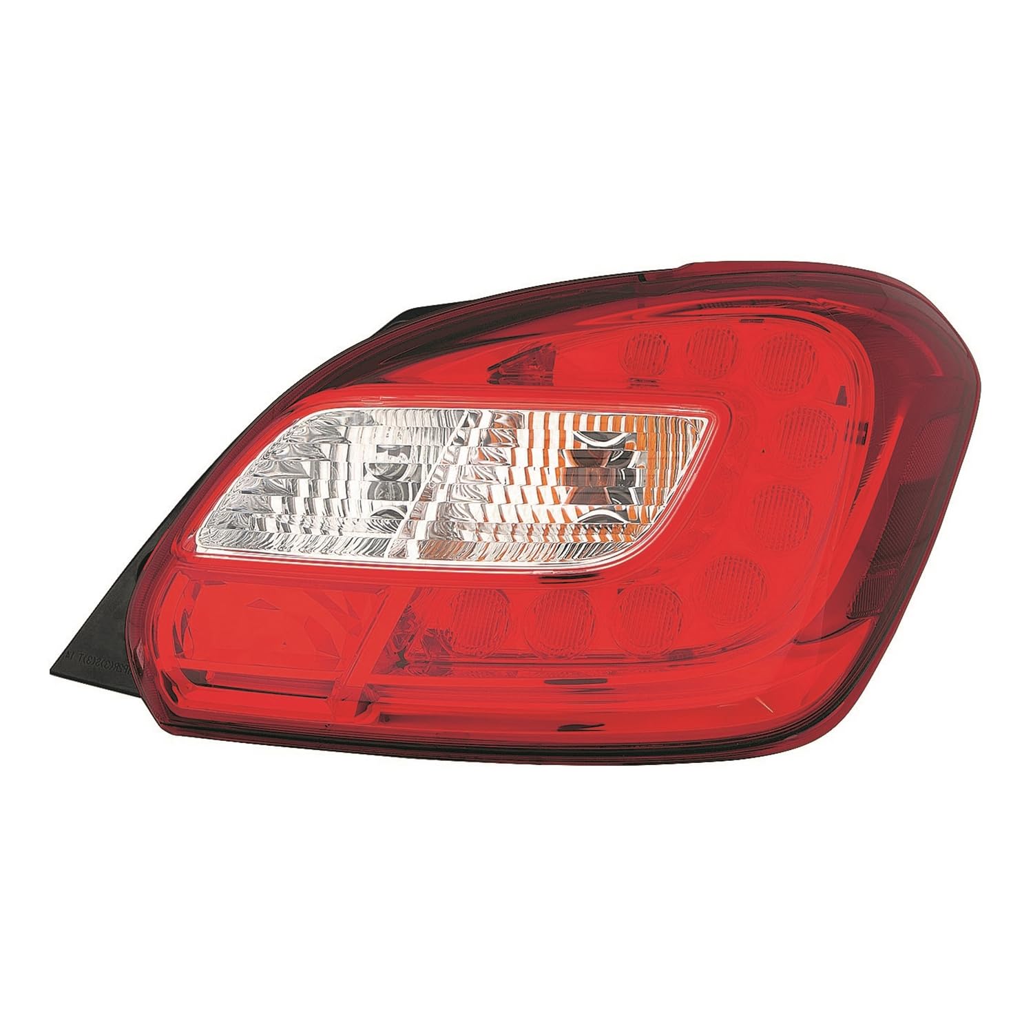 Right taillamp assembly new CAPA certified aftermarket Mitsubishi Mirage 2017-2020