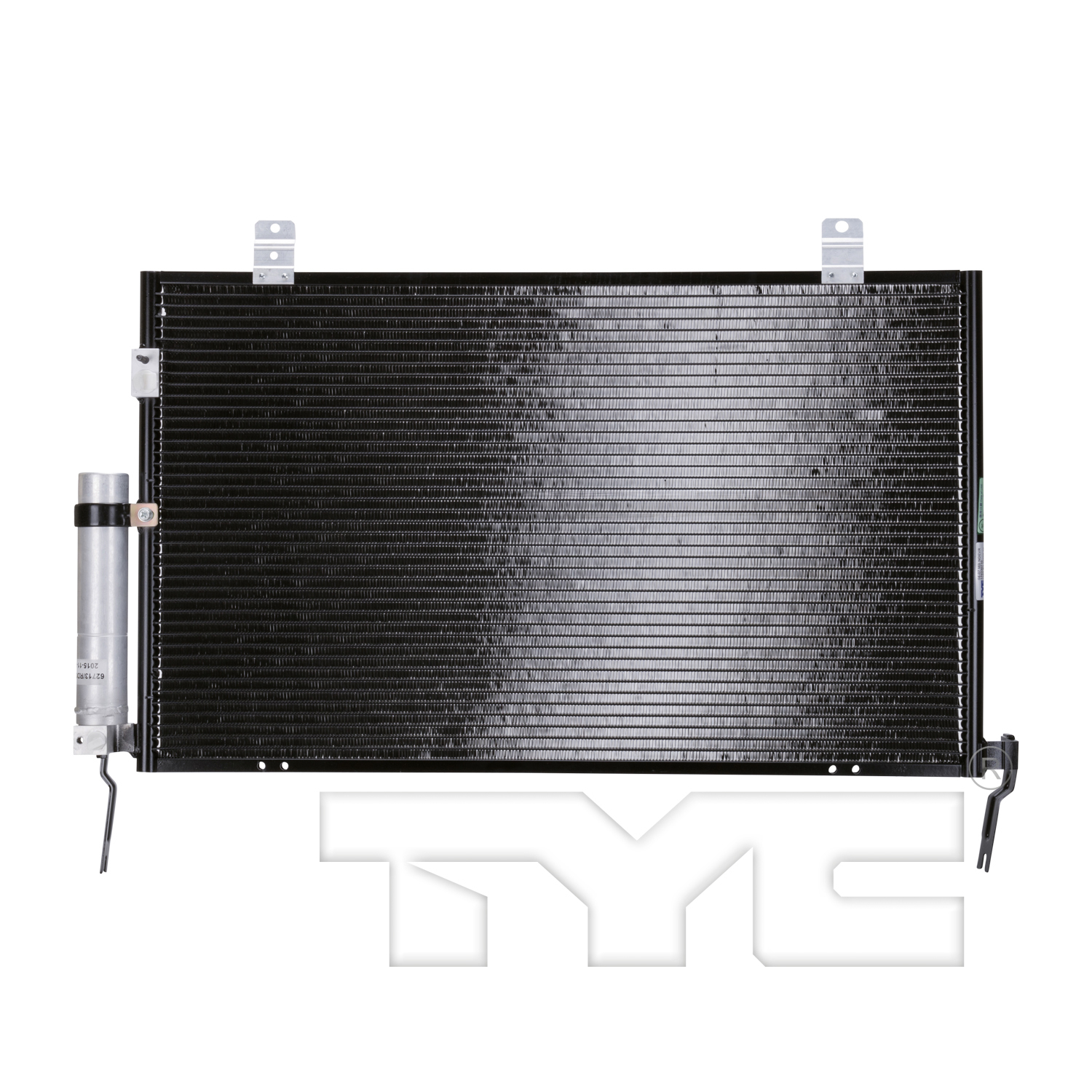 Air conditioning condenser new aftermarket replacement Mitsubishi Endeavor 2004-2011