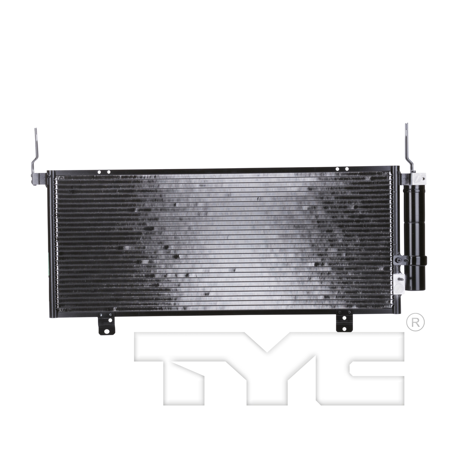 Air conditioning condenser new aftermarket replacement Mitsubishi Eclipse 2006-2012