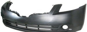 Front bumper cover new aftermarket replacement Nissan Altima 2007-2009