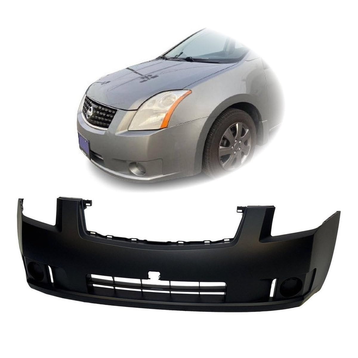 Front bumper cover used genuine OEM Nissan Sentra 2007-2009