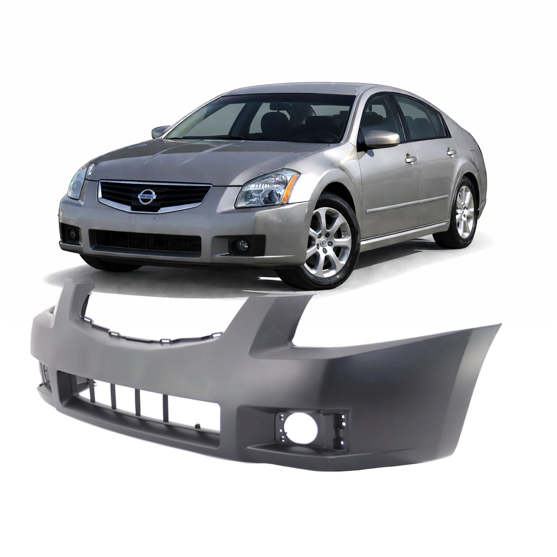 Front bumper cover new CAPA certified aftermarket Nissan Maxima 2007-2008