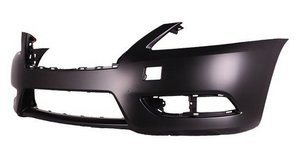 Front bumper cover new aftermarket replacement Nissan Sentra 2013-2015