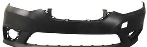 Front bumper cover new aftermarket replacement Nissan Sentra 2016-2019