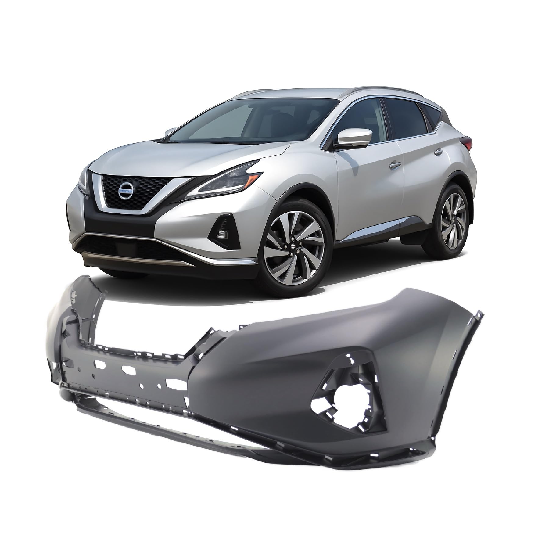 Front bumper cover used genuine OEM Nissan Murano 2019-2024