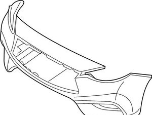 Front bumper cover new aftermarket replacement Nissan Sentra 2020-2023