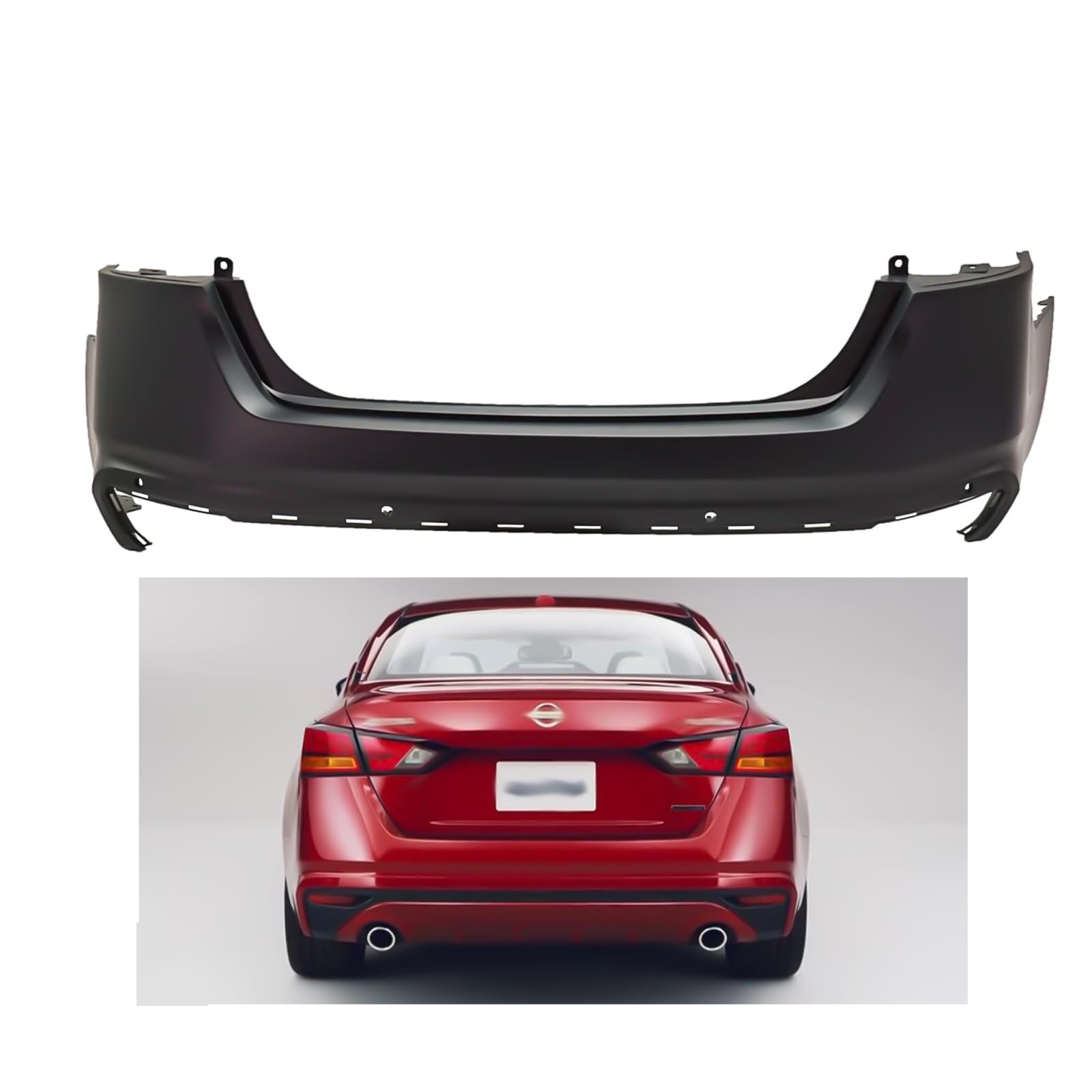 Rear bumper cover new CAPA certified aftermarket Nissan Altima 2019-2025
