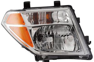 Right headlamp assembly composite new aftermarket replacement Nissan Frontier 2005-2008