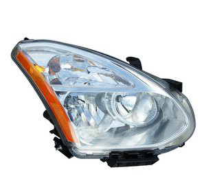 Right headlamp assembly composite new CAPA certified aftermarket Nissan Rogue 2008