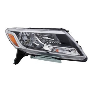 Right headlamp assembly composite new aftermarket replacement Nissan Pathfinder 2013-2016