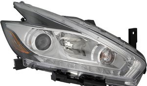 Right headlamp assembly composite new aftermarket replacement Nissan Murano 2015-2016