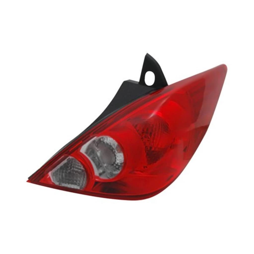 Right taillamp assembly new aftermarket replacement Nissan Versa 2007-2012