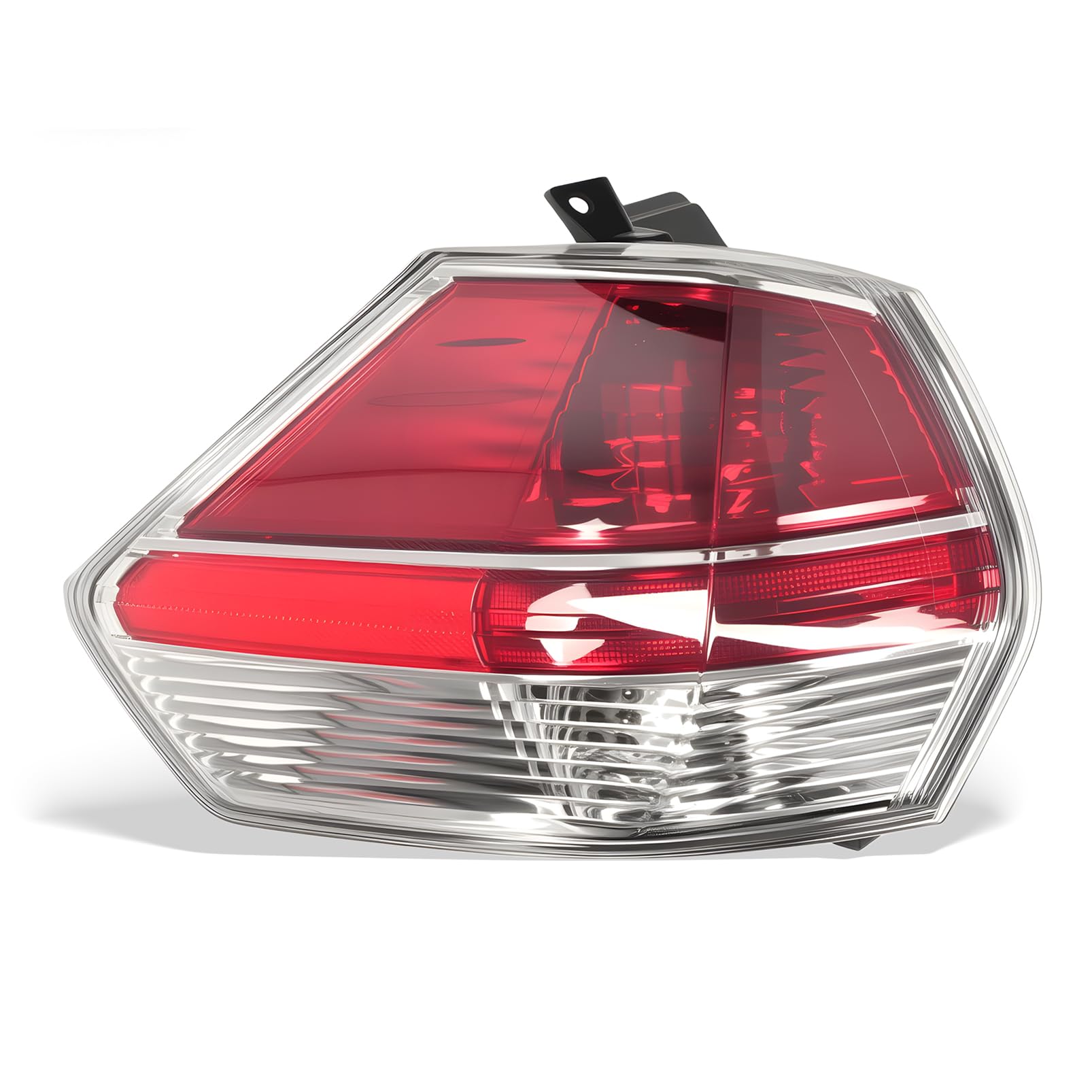 Left taillamp assembly outer new CAPA certified aftermarket Nissan Rogue 2014-2016