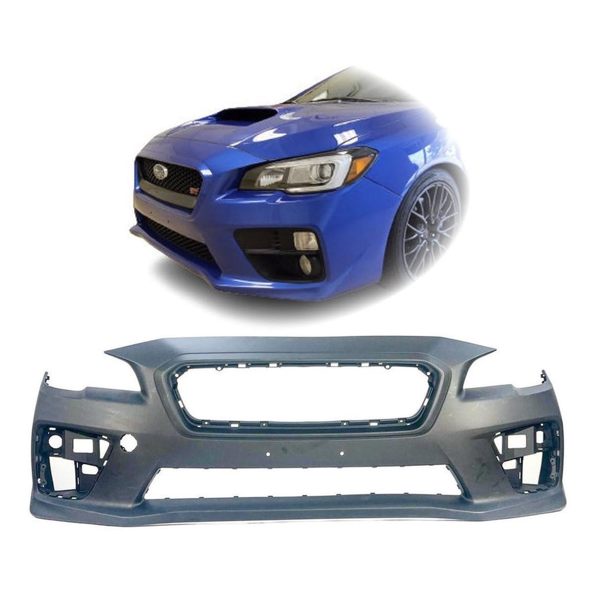 Front bumper cover new CAPA certified aftermarket Subaru WRX 2015-2017