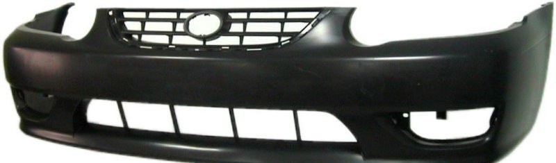 Front bumper cover new aftermarket replacement Toyota Corolla 2001-2002