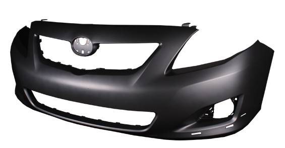 Front bumper cover new aftermarket replacement Toyota Corolla 2009-2010
