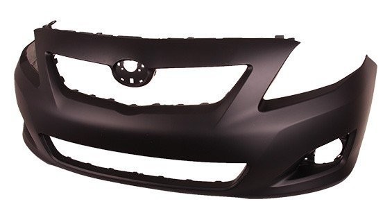 Front bumper cover new CAPA certified aftermarket Toyota Corolla 2009-2010
