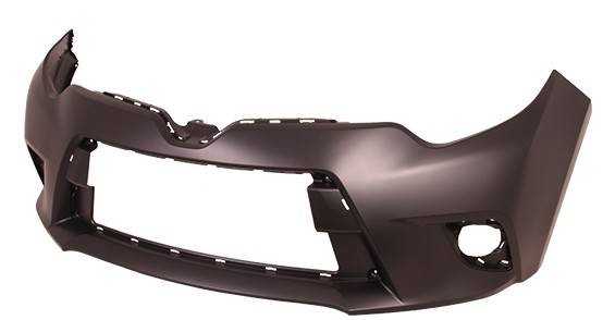 Front bumper cover new aftermarket replacement Toyota Corolla 2014-2016