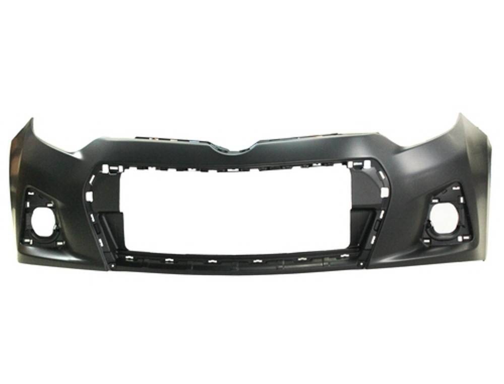 Front bumper cover new CAPA certified aftermarket Toyota Corolla 2014-2016