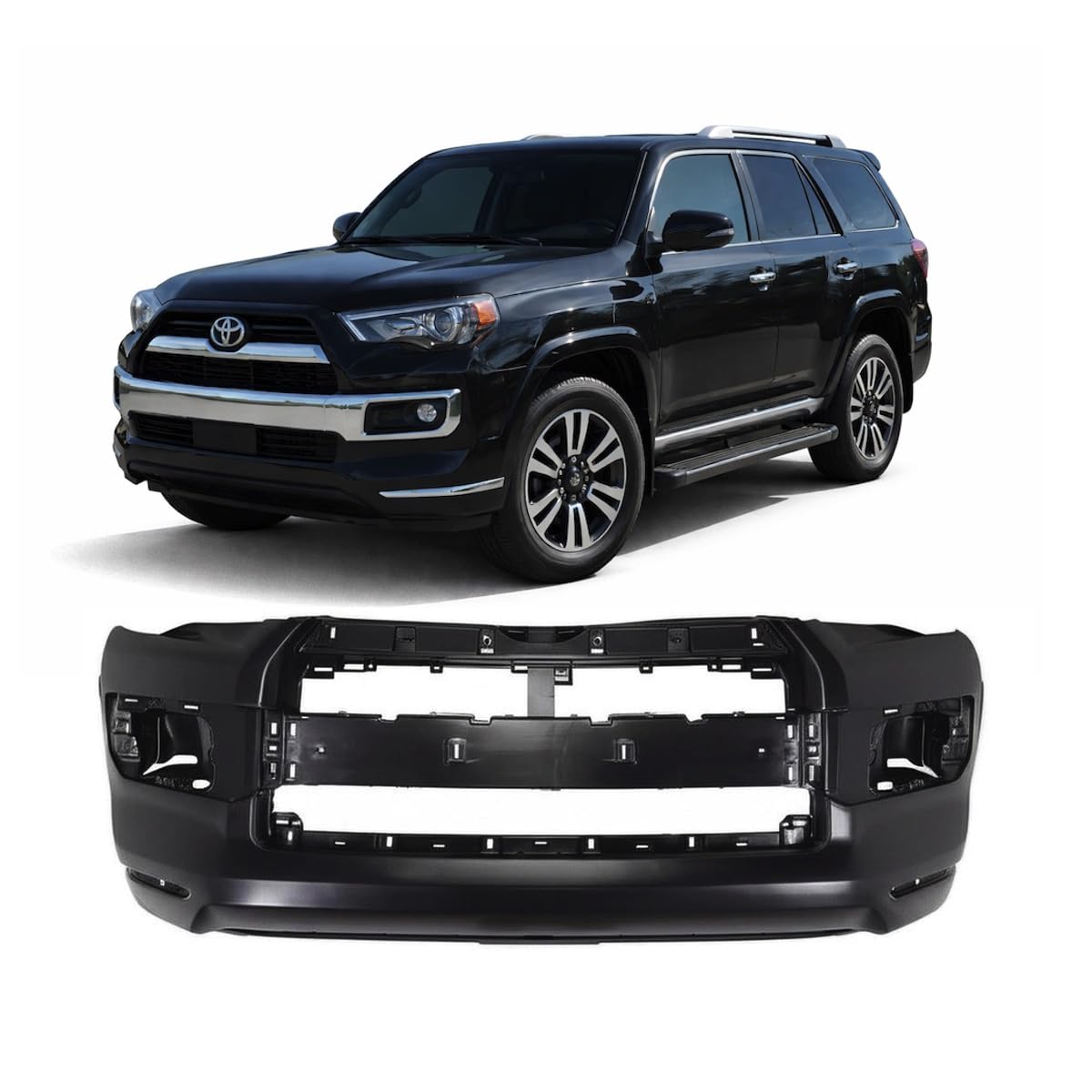 Front bumper cover new CAPA certified aftermarket Toyota 4RUNNER 2014-2024