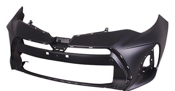 Front bumper cover new CAPA certified aftermarket Toyota Corolla 2017-2019