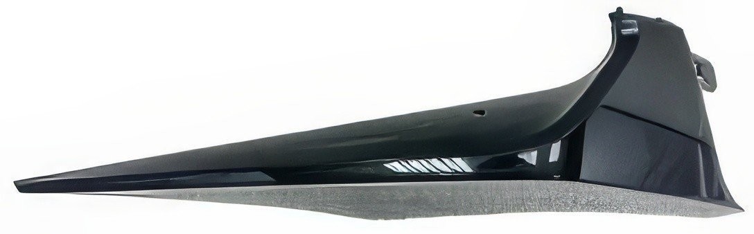 Left front bumper molding new aftermarket replacement Toyota Corolla 2023-2025