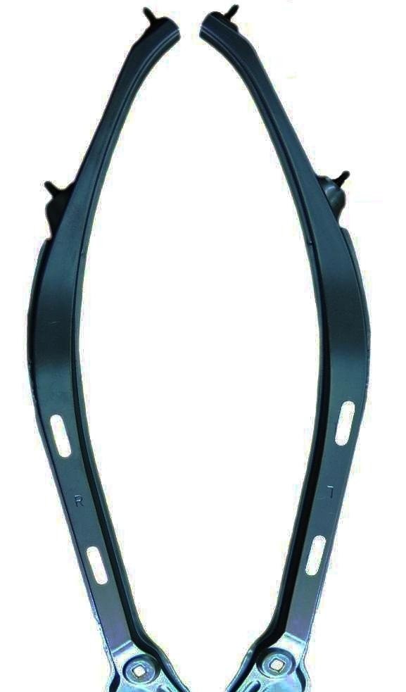 Right front bumper bracket new aftermarket replacement Toyota Tacoma 2005-2011