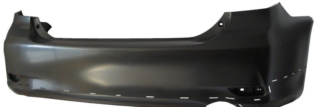 Defensa (parachoques) trasera nueva aftermarket certificada CAPA Toyota Corolla 2011-2013