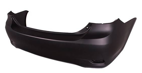 Rear bumper cover new CAPA certified aftermarket Toyota Corolla 2011-2013