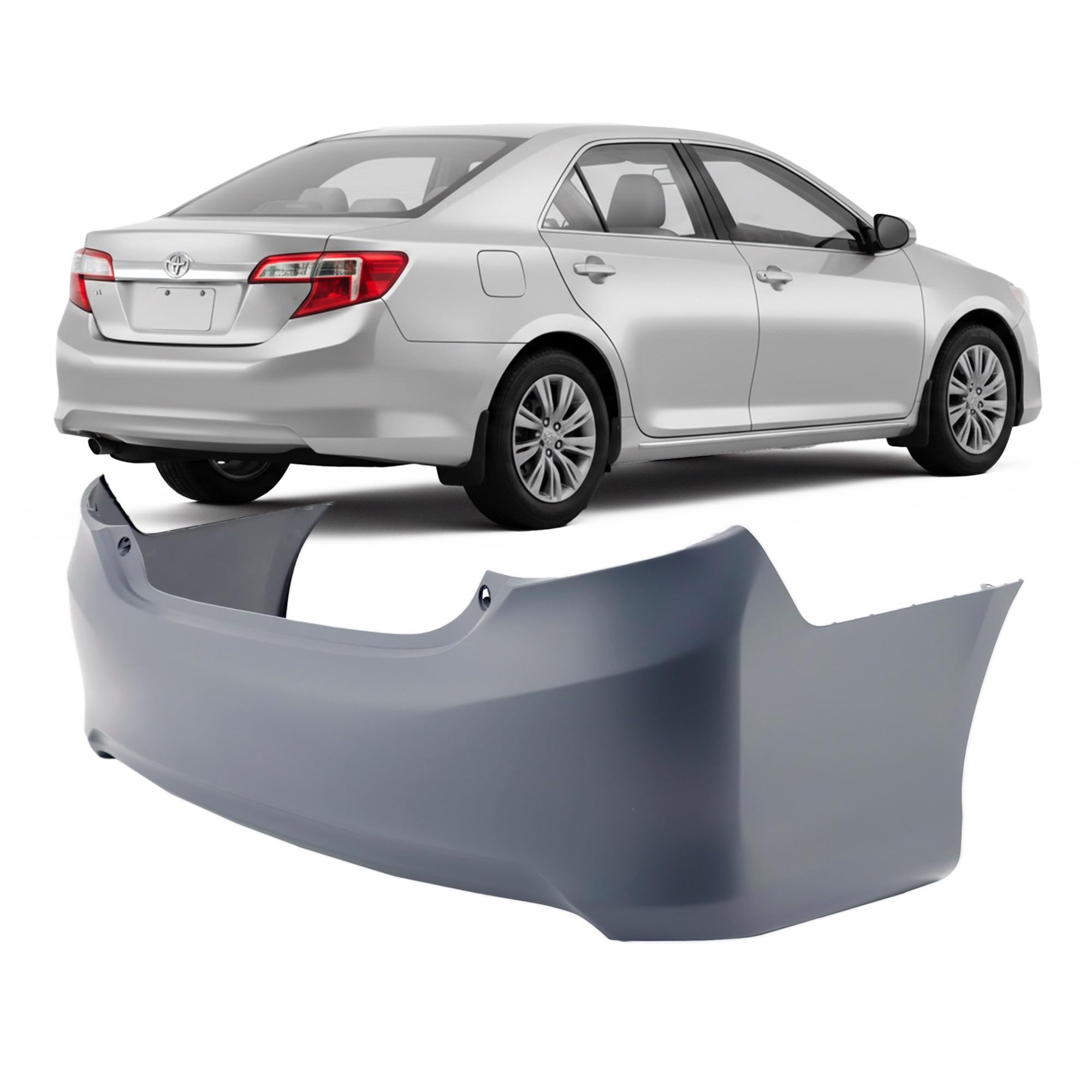 Rear bumper cover used genuine OEM Toyota Camry 2012-2014