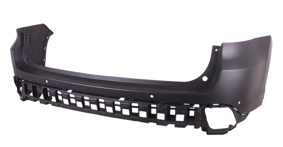 Rear bumper cover upper new CAPA certified aftermarket Toyota Highlander 2017-2019