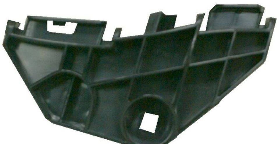 Left rear bumper cover support new aftermarket replacement Toyota Corolla 2009-2010