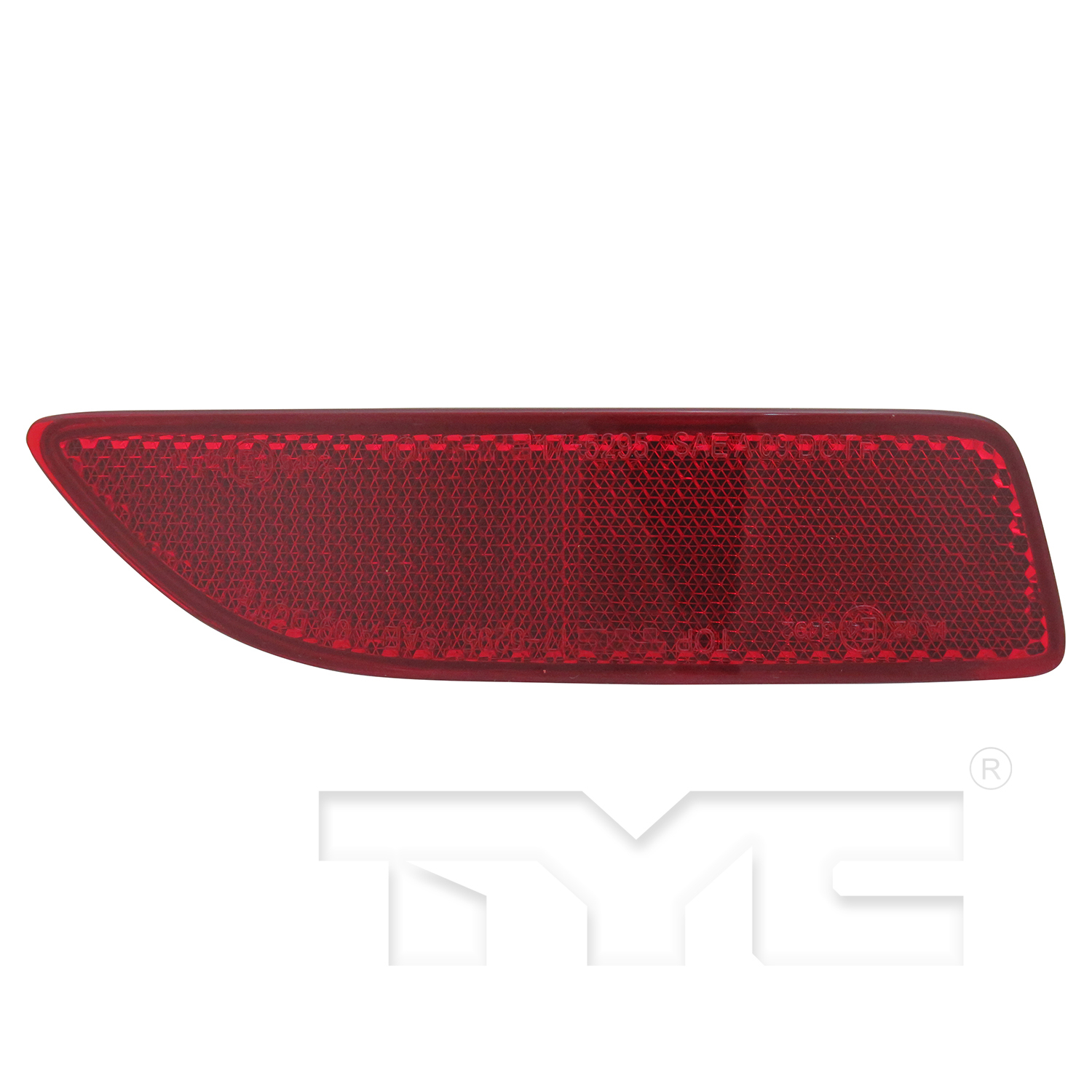 Right rear bumper reflector new aftermarket replacement Toyota Corolla 2011-2013