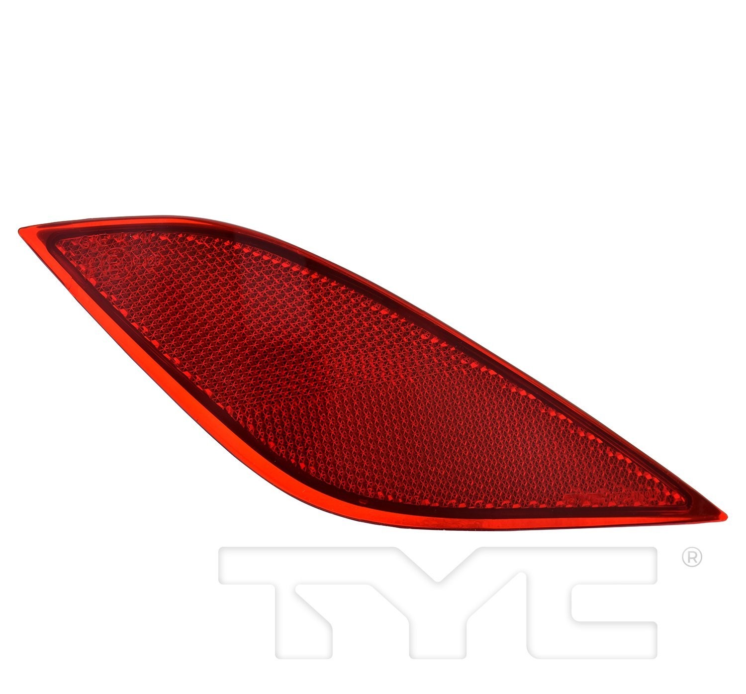 Right rear bumper reflector new CAPA certified aftermarket Toyota Prius 2019-2022