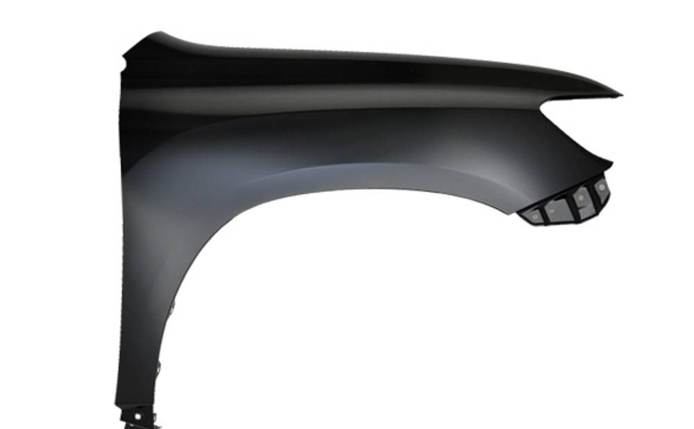 Right front fender assembly new CAPA certified aftermarket Toyota Highlander 2008-2010