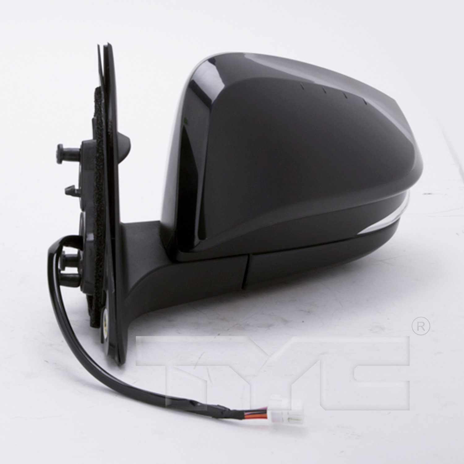 Left mirror outside rear view new aftermarket replacement Toyota Highlander 2014-2019