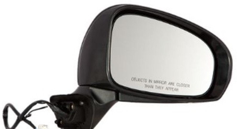 Right mirror outside rear view new aftermarket replacement Toyota Prius 2010-2015