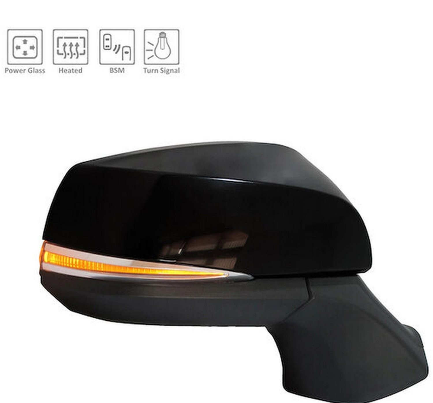 Right mirror outside rear view new aftermarket replacement Toyota Highlander 2022