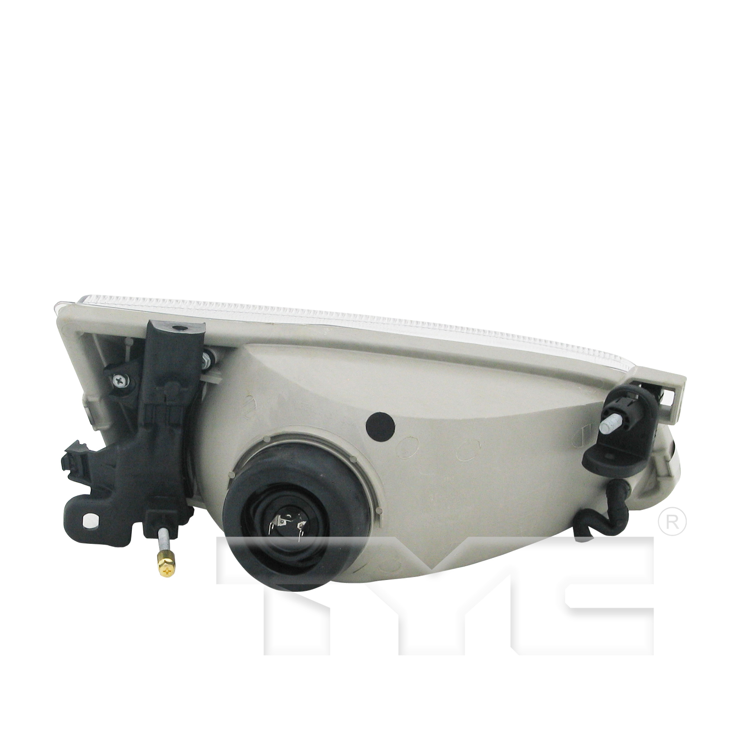 Left headlamp assembly composite new aftermarket replacement Toyota Camry 1997-1999