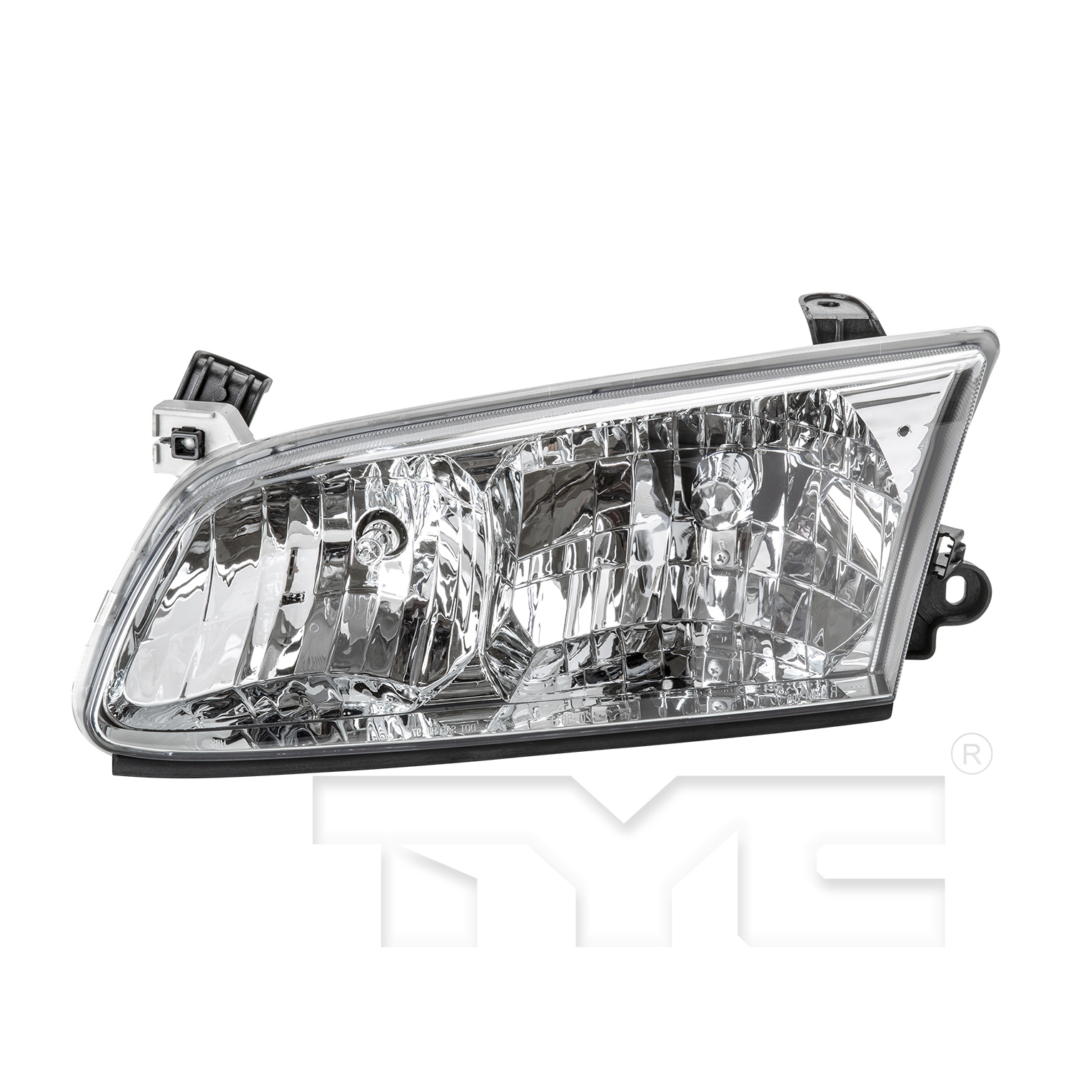 Left headlamp assembly composite new aftermarket replacement Toyota Camry 2000-2001
