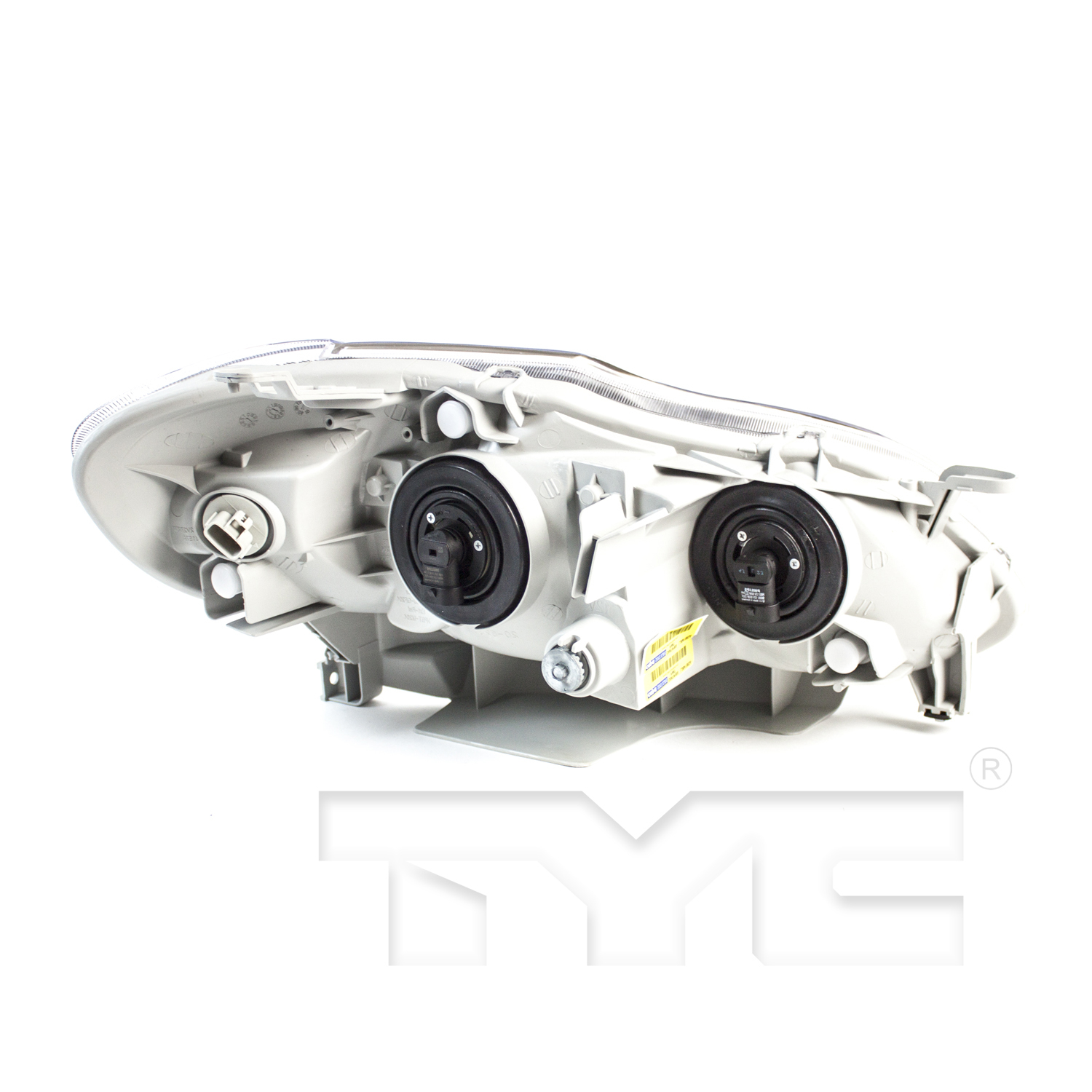 Left headlamp assembly composite new aftermarket replacement Toyota Corolla 2003-2004