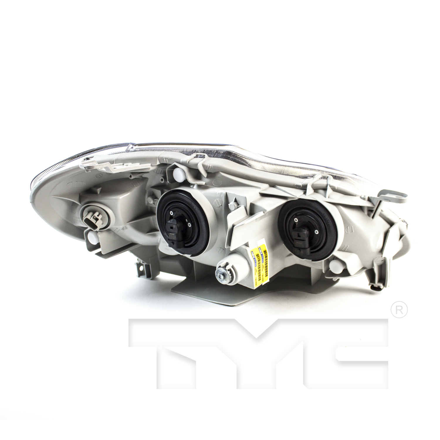 Left headlamp assembly composite new aftermarket replacement Toyota Corolla 2005-2008