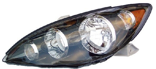 Left headlamp assembly composite new aftermarket replacement Toyota Camry 2005-2006
