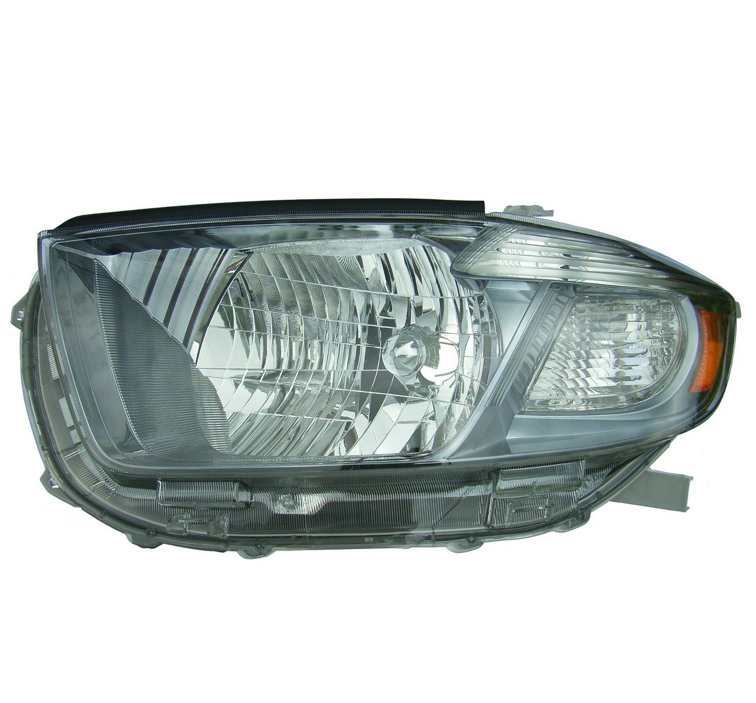 Left headlamp assembly composite new CAPA certified aftermarket Toyota Highlander 2008-2010