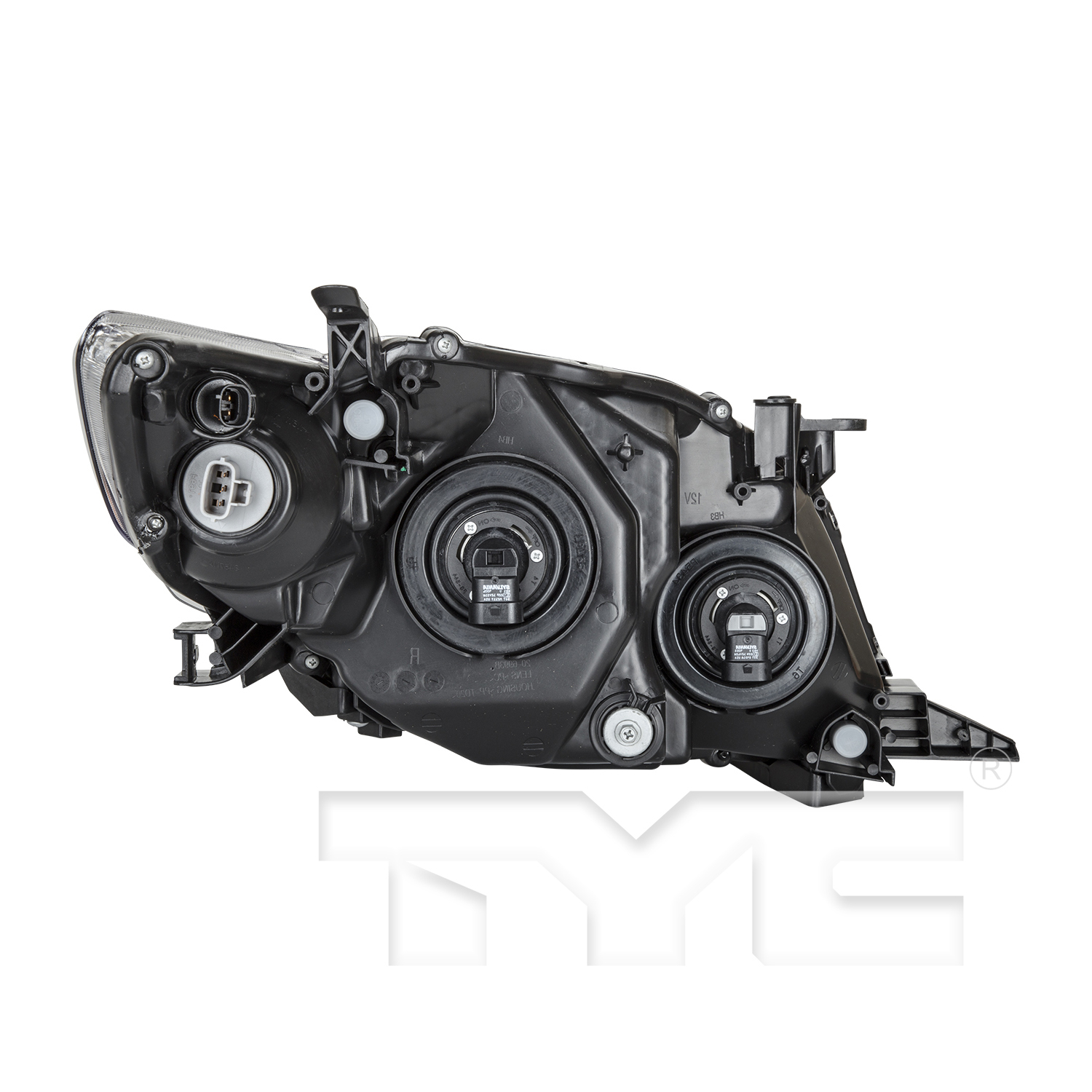 Left headlamp assembly composite used genuine OEM Toyota Corolla 2009-2010