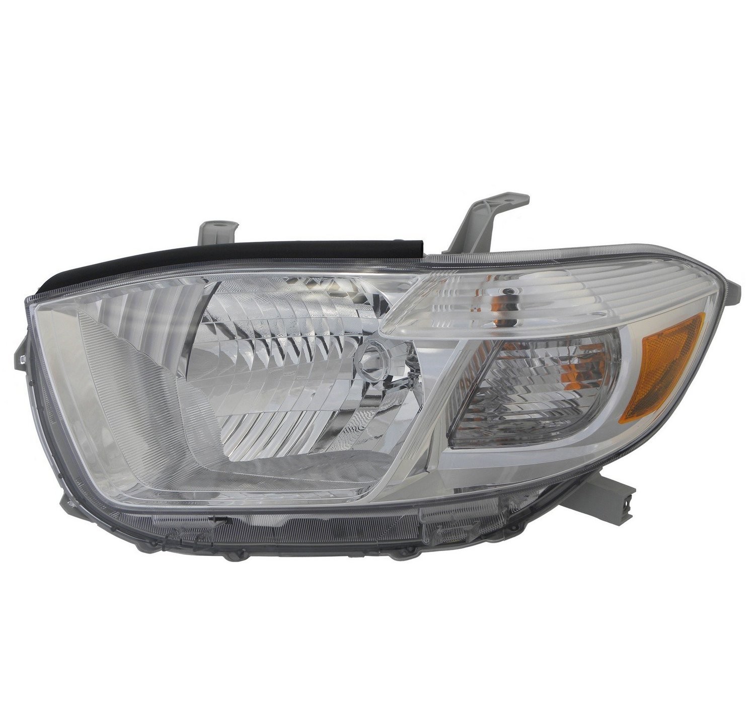 Left headlamp assembly composite new CAPA certified aftermarket Toyota Highlander 2010