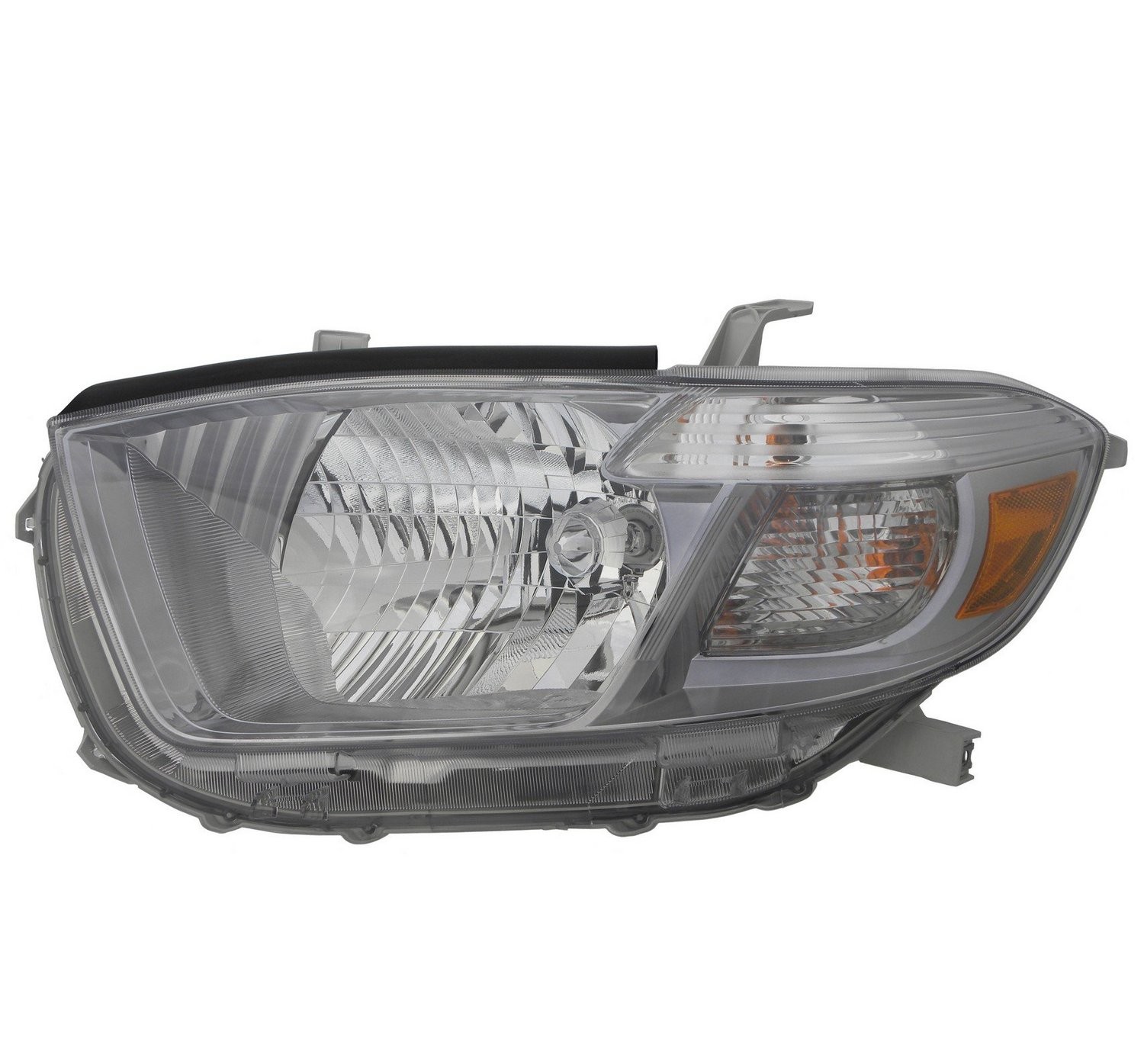 Left headlamp assembly composite new aftermarket replacement Toyota Highlander 2010