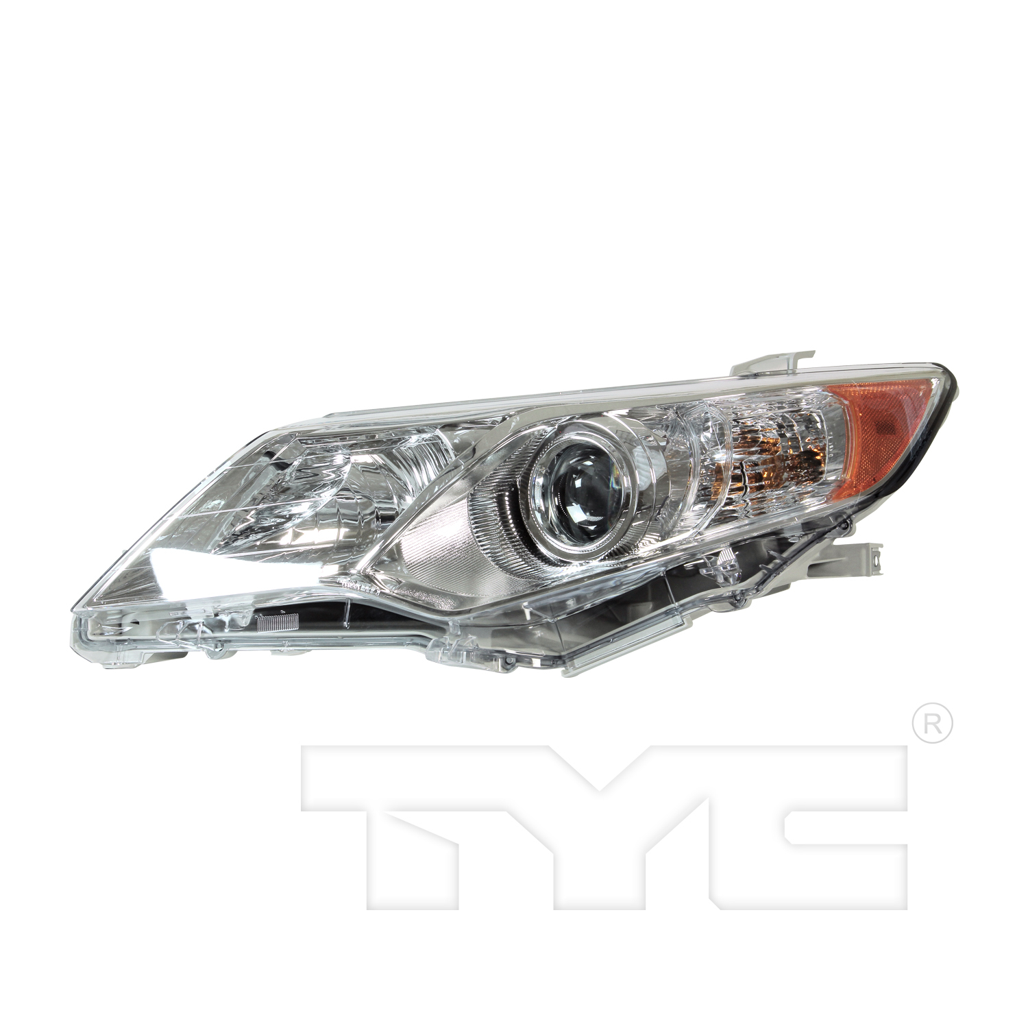 Left headlamp assembly composite used genuine OEM Toyota Camry 2012-2014